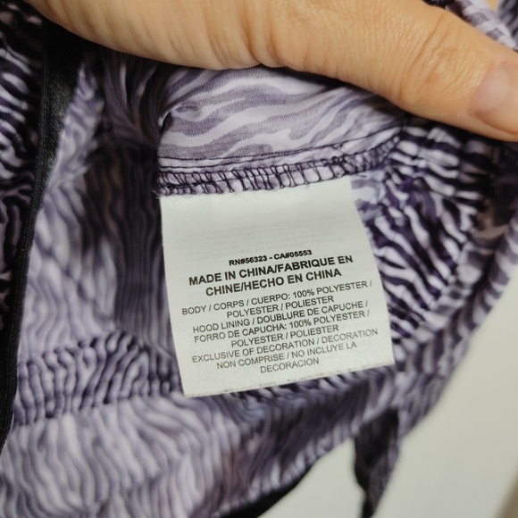 Nike Windrunner Black Light Flash Lightweight Jacket Running Purple M 584791-507 - Picture 7 of 9